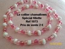 colllier chamallows rose